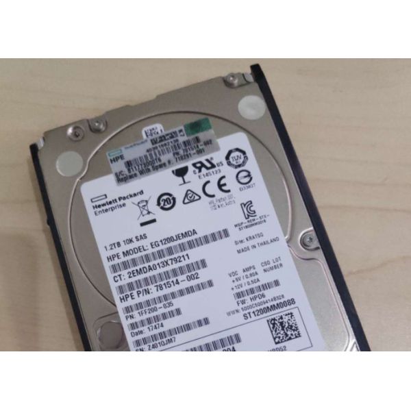718160-B21 718291-001 2.5 Server Hard Drive , HP Notebook Hard Disk 1.2TB 6G SAS 10K