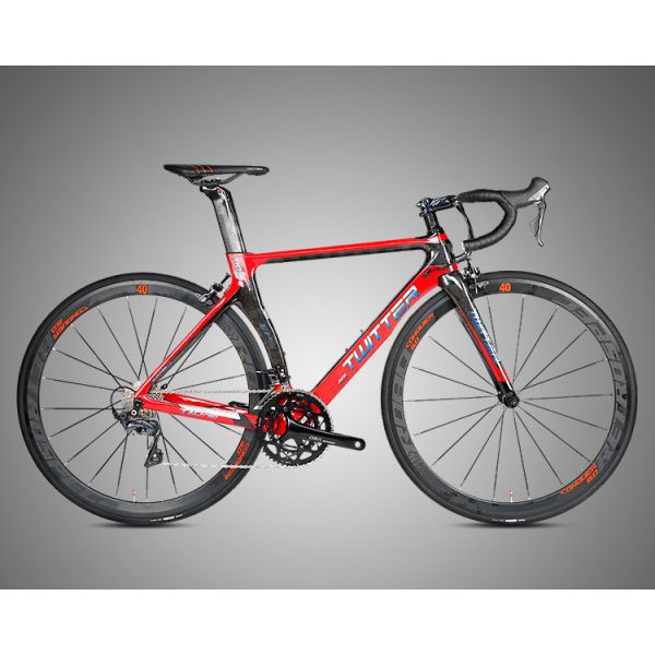 Custom Carbon Fiber Road Bike UV Laser Colorful Frame Reflective Water Decals