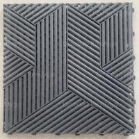 Fabrique 40*40cm 3D Carreaux de sol de garage en plastique PP Plancher de garage pour atelier