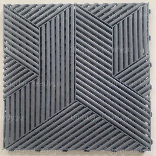 0.7 Inch Garage Floor Tile Smooth Interlocking Garage Floor Tiles For Workshops