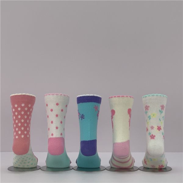 70%Cotton 28%Polyester 2%Spandex High Socks for Children Girls Printing Methods other
