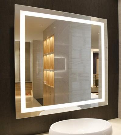 Modern Customization Luxury Wall Mounted Makeup Mirror For Bathrooms