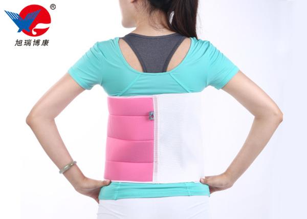 Fish Line Cloth Waist Support Brace , Protective More Width Female / Male Back Brace