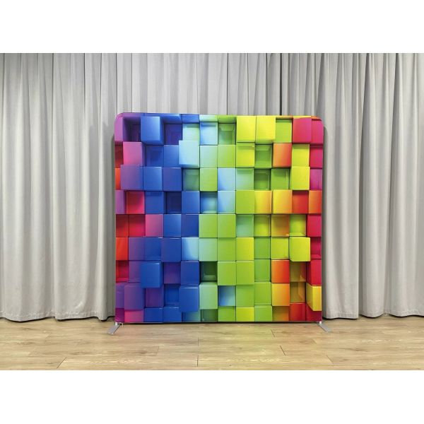 Fluidity Straight Pillow Case Backdrop Polyester Tension Fabric Backdrop