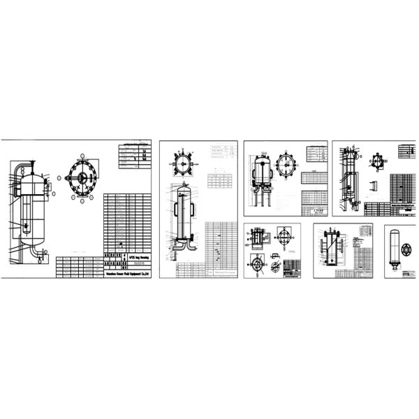 Корпус фильтра патрона гигиенического промышленного оборудования фильтрации воды санитарный