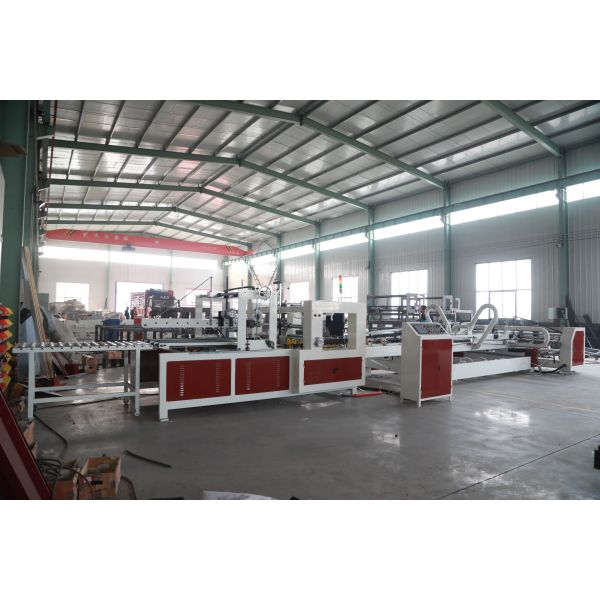 12Kw Corrugated Carton Box Folder Gluer Machine Automatic