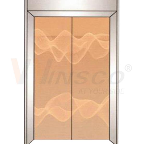 a folha de aço inoxidável do ouro do espelho de 1219mmx2438mm gravou Rose Gold terminada