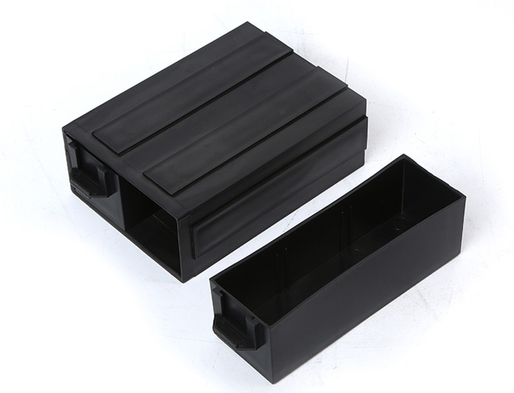 Черная пластиковая анти- статическая коробка ящика ESD IC компонентная