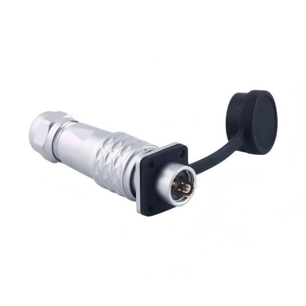 SF12 series square aviation plug self-locking plug zinc alloy waterproof aviation plug wholesale