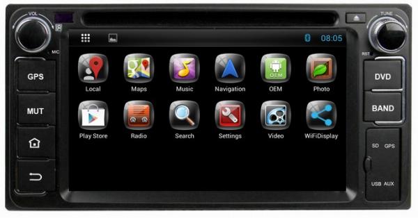 Ouchuangbo Android 4.2 Sat Nav DVD Radio for Toyota Vios Avanza 2003-2010 with GPS USB iPod OCB-6229C