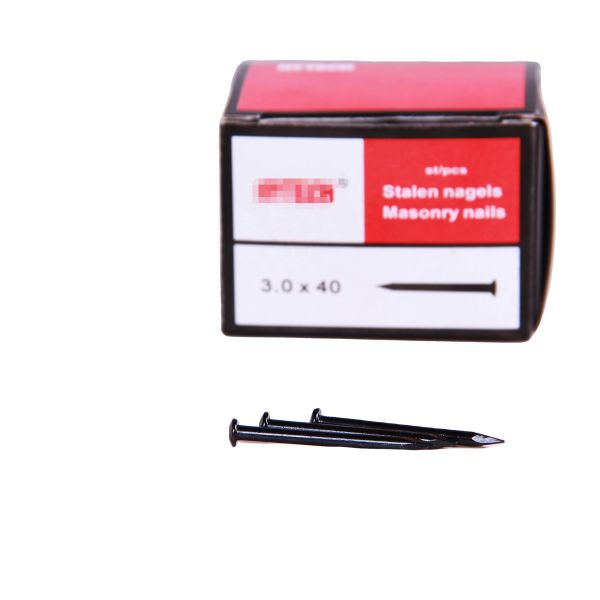 OEM / ODM Черные бетонные гвозди кипяченные стальные гвозди для каменного дела