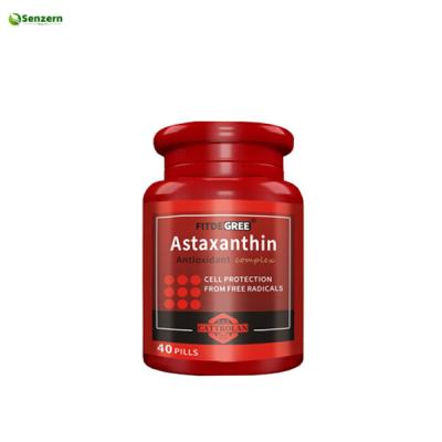 OEM Astaxanthin Capsule Glutathione Haematococcus Pluvialis Whitening Pills