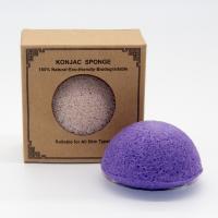 Esponja Konjac natural macia para toda a limpeza facial e física da pele