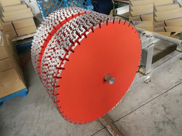 o diamante de 32inch 800mm viu a lâmina, o furo Center de 60mm, o Husqvarna ou o concreto da máquina de Hilti, o concreto e reforçado.