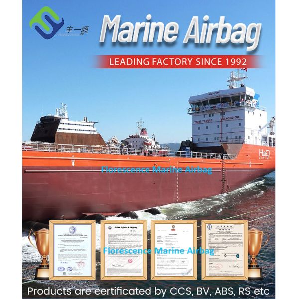 Marine Floating And Lifting Rubber Airbag Rollers Diameter 1.5m