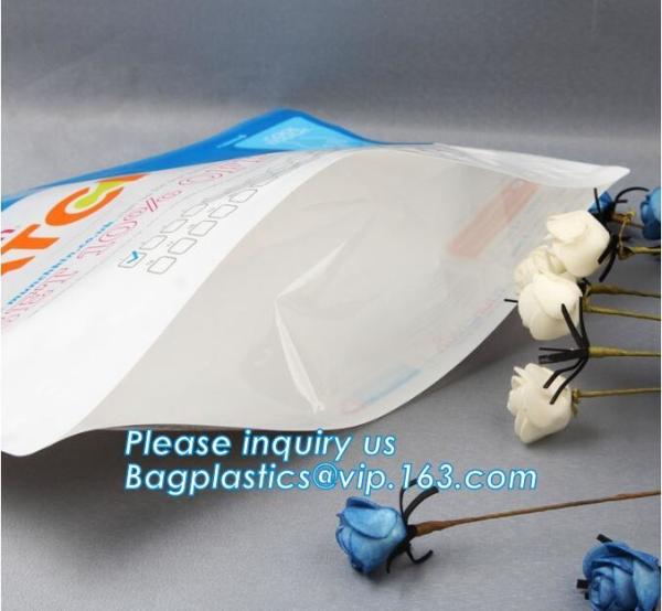 Custom Mini k Bag,Frosted Pvc k Bag, Zipper Slider Frosty Soft Bag Pouch, travel cosmetic makeup slider bag