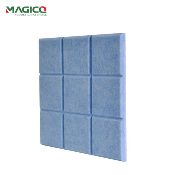 PET Felt Acoustic Wall Board Effective Soundproofing Polyester Fiber Acoustic Panel for Decoration