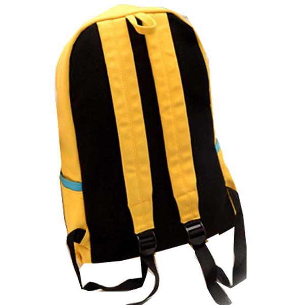 Fashionable Large Durable Backpack For High School Students , Red / Black / Yellow