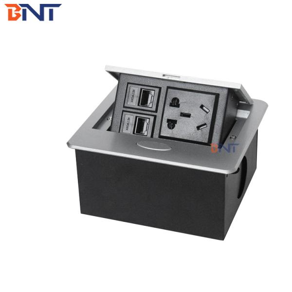 BNT office furniture tabletop pop up desk power outlet for conference table
