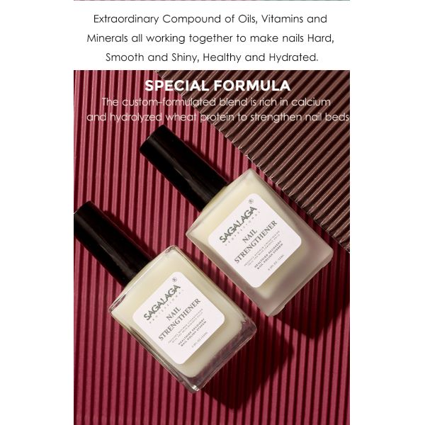 15 ml de traitement de renforcement des ongles doux blanc rose pour des ongles plus forts Croissance et durcissement AIR DRY Cure Time Logo personnalisé