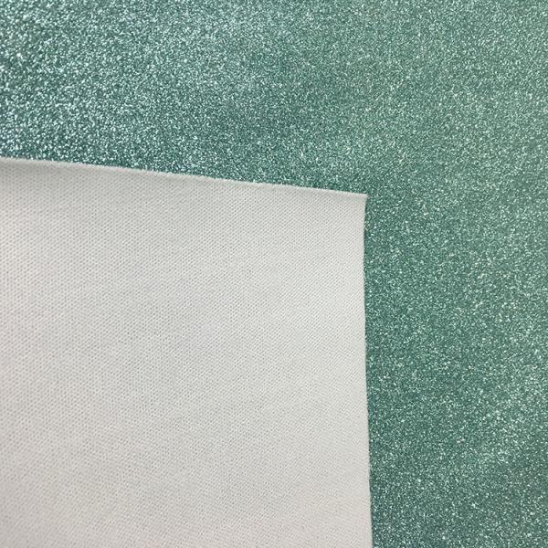Parte traseira tecida Grey Glitter Wallpaper Fancy Embroidered firme de Flexbile da estabilidade