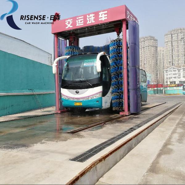 Single Rollover Bus Washing Machine For 24000*5114mm Moving Range