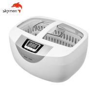 O líquido de limpeza ultrassônico 40KHz 70W dos Skymen JP-4820 2.5L para as caixas de cartucho de bronze atira nas peças