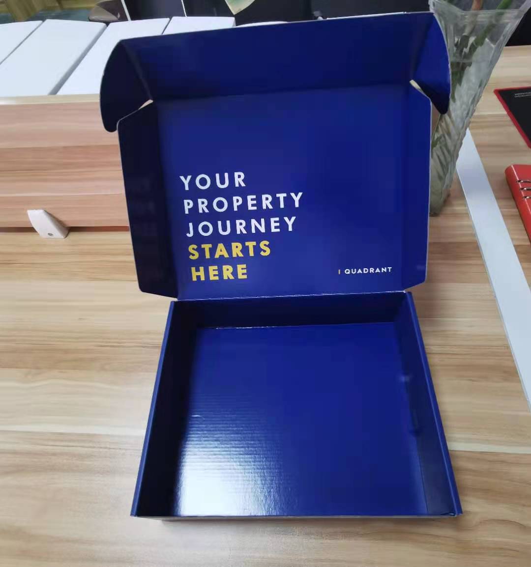 4C офсетная печать 250 твердая картонная коробка 260 270 280gsm