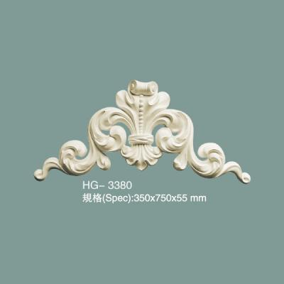 Decorative Wall Ornamental Moulding Polyurethane Decor Onlay Scroll HG-3380