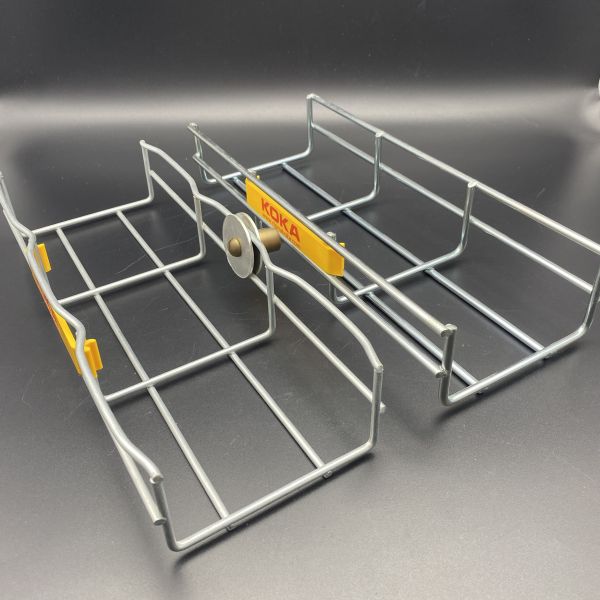 Hot Dip Galvanized 100mm 200mm Wire Mesh Cable Tray