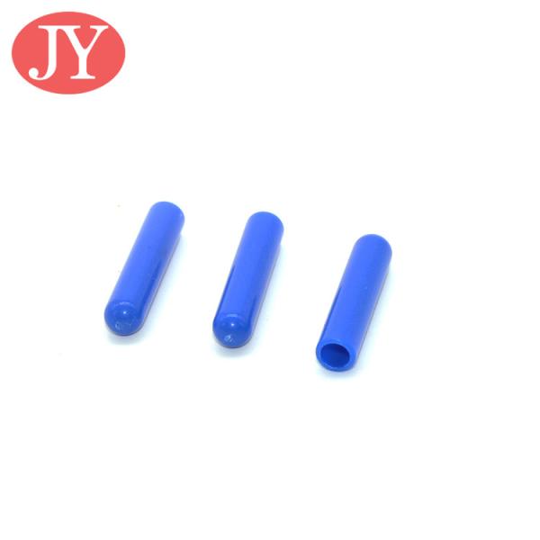 BBP FREE Jiayanag aglet plastic tipping blue color ABS plastic tipping black color  plastic shoelace tippin Drawcord
