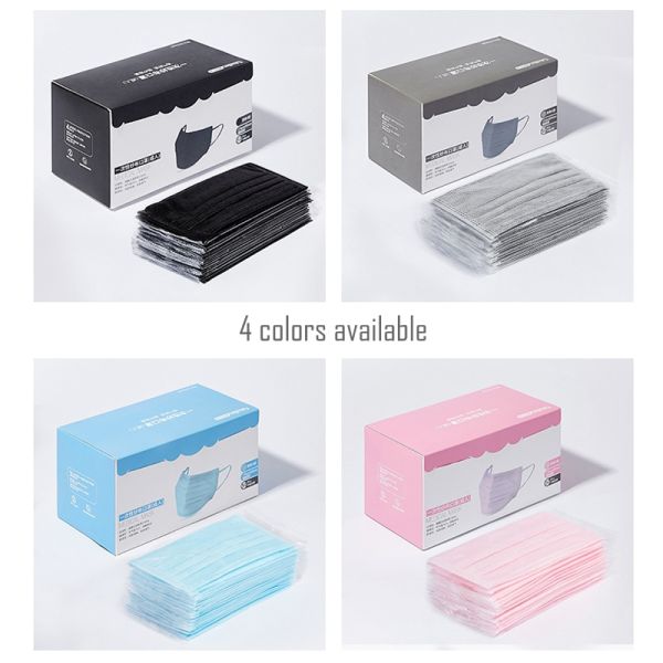 Anti Splash Disposable Medical Mask ,  Sanitary 3 Ply Earloop Face Mask 50 Pcs