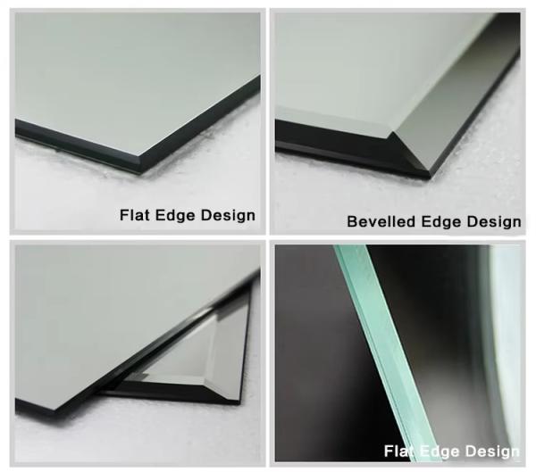 Minimalist Frameless Rectangular Wall Mirror 5mm HD Copper Free Silver Mirror Without Light