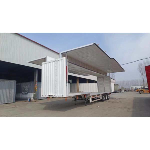 Mechanical/Air Suspension 3 Axle Semi-Trailer for Customers Optional Cargo Transportation