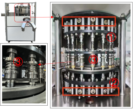 500L Plastic Hemming Cap Slitting Machine Cutter Customized