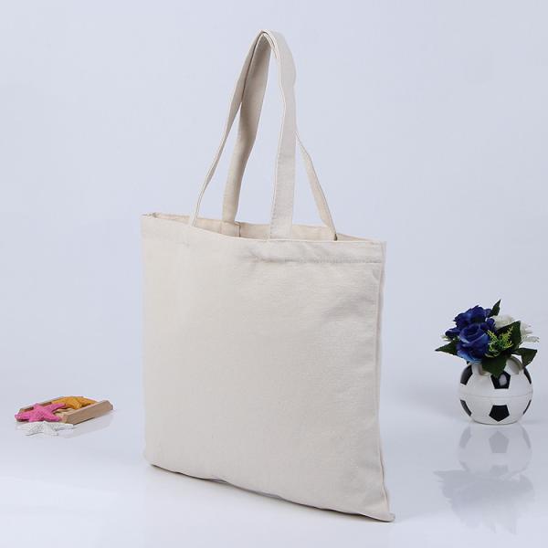 Recyclable cheap promotion blank natural tote bag cotton canvas tote bag