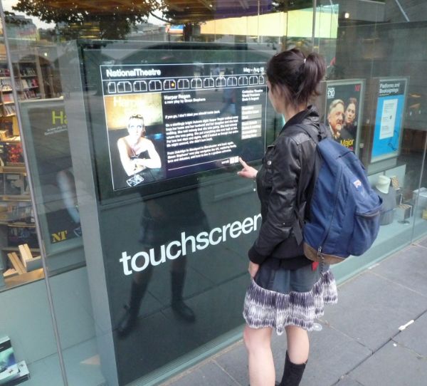 USB Interface Capacitive Multi Touch Screen Foil Film 49 Inch Waterproof Anti-­Scratch