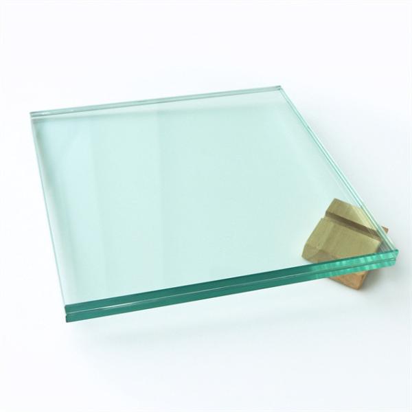 12.38mm Clear Laminated Swimming Pool Fencing Glass with Compressive Strength 4-6 Times
