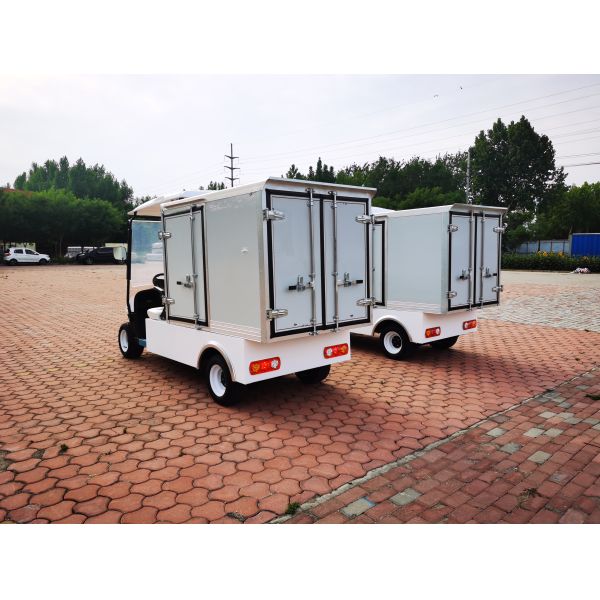 Classic Two Seater Electric Lithium Battery Golf Van Special Vehicle Supports Customization