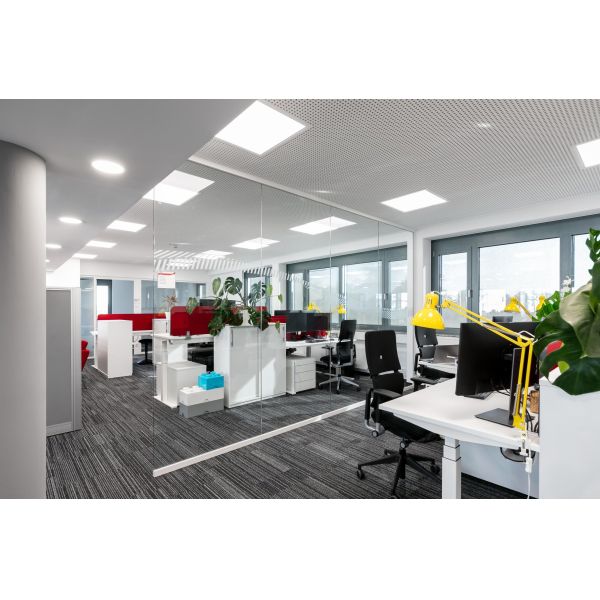 12mm Clear Tempered Glass Partition Wall with Aluminum Frame