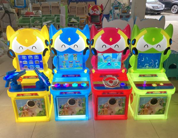 Plastic Children Game Machine Coin Operated Electric Children Video Game Machine