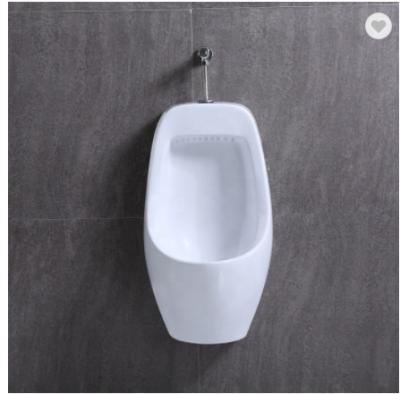 DC AC Induction Men Urinal Toilet Oval Waterless Wall Hung Urinal Bowl