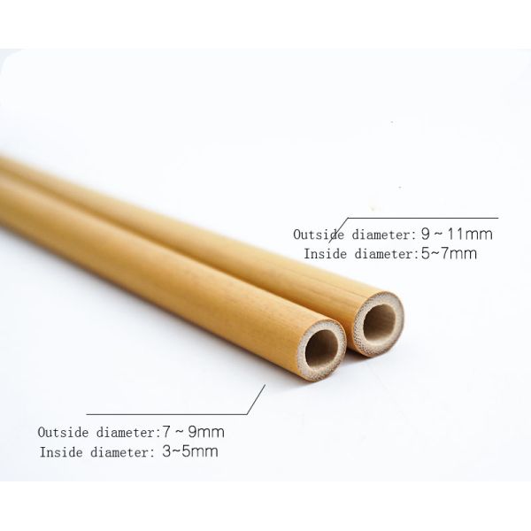 Supply Eco-friend natural bamboo drinking straws food grade reusable drinking straw