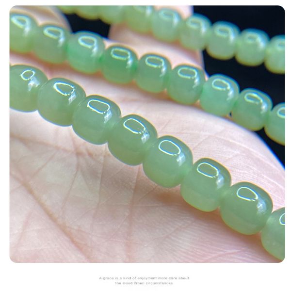 Hetian Jade Beads Natural Hetian Jade Old-fashioned Beads Loose Beads Batch