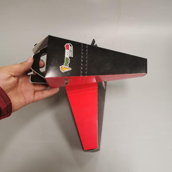 Custom Disposable Pizza Cone Box Take Away Fast Food Packaging Box