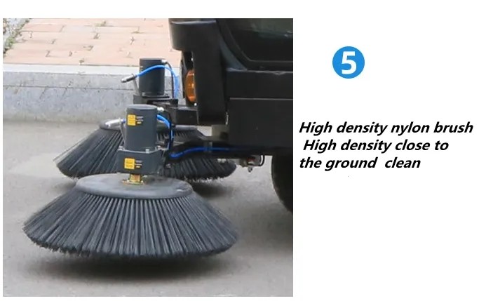 Управляя тип полностью закрытая машина уборки улицы дороги кабины для холодной области