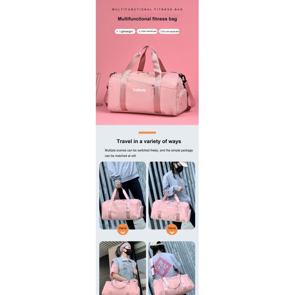 Ultimate Weekend Gym Bag Sports Duffle Bag With Shoe Compartment Wet Pocket