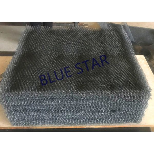 Pure Titanium Filter Knitted Mesh 0.2 / 0.25mm Wire For Sea Water Desalination / Air Filter