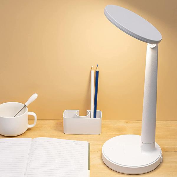 10W 46.5cm Smart Touch Stepless LED Desk Lamp With 3 Color
