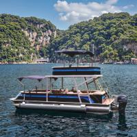 25-30FT Aluminio de doble piso Pontoon Boat para 12 personas Recreación